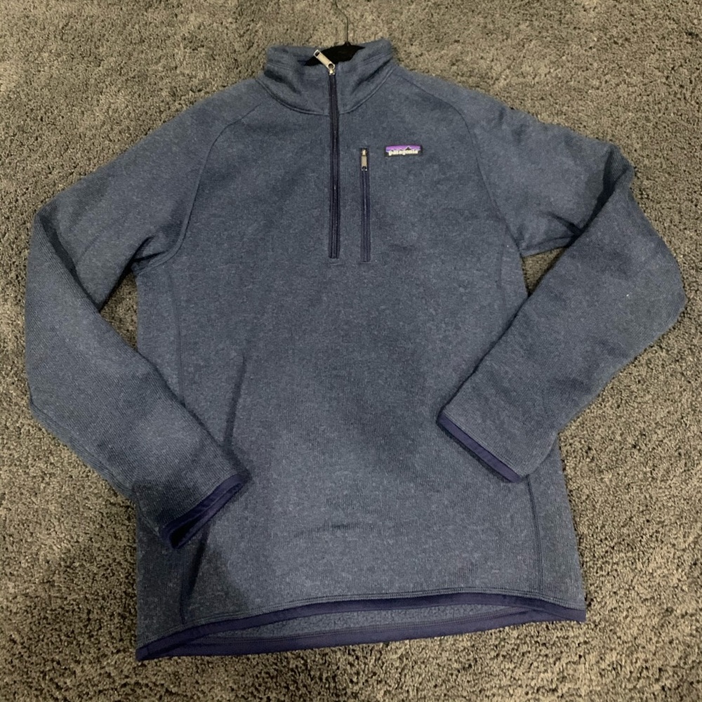 Men's Better Sweater® 1/4-Zip Fleece (navy blue)